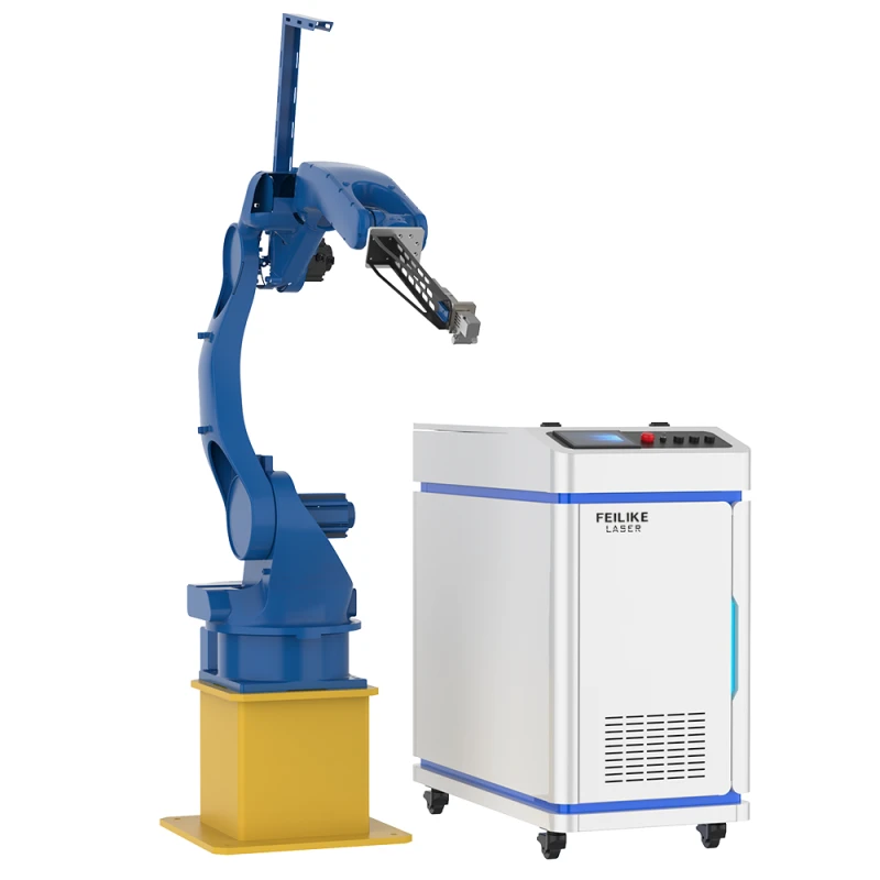 Automatic Robotic Arm Laser Cleaning Machine 1500W 2000W 3000W