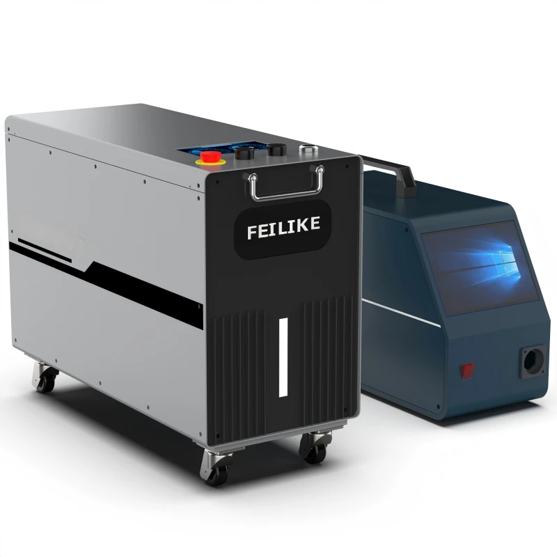 FEILIKE 800W 1200W 1500W Handheld Fiber Laser Welding Machine 4 in 1 Sheet Metal New Condition