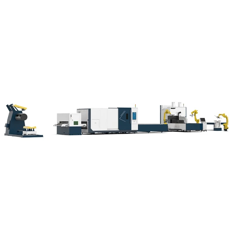 Large High Precision CNC Leveling Laser Cutting Blanking Plate Leveling Production Line Manufacturer